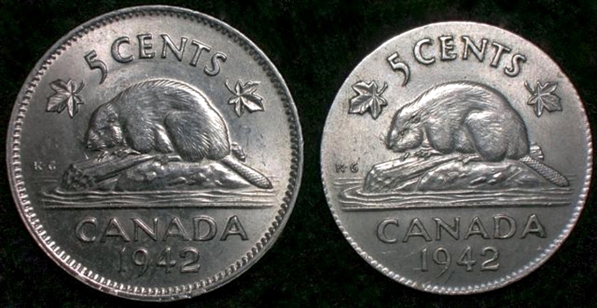 Canada-1942-Five-Cent-Neither-Nickel-Or-Tombac